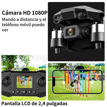 F205 drons ar kameru 2,4 collu ekrānam, bezkontaktu motora FPV drons pieaugušajiem, automātiska lidošana, žestu vadība, 8G SD ar karšu lasītāju, vienas taustiņa iedarbināšana iesācējiem