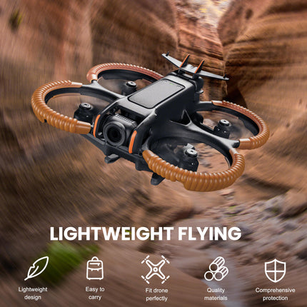 STARTRC PHOTO 3-IN-1 Avata 2 piederumu komplekts, Avata 2 propellera aizsargs + nolaišanās mehānisms + aste DJI Avata 2 drona aizsardzībai (drons nav iekļauts)