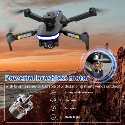 OBEST mini drons ar 4K kameru, tālvadības salokāms WIFI drons, 2 baterijas, 360° šķēršļu apiešana, automātiska atgriešanās, bezgalvas režīms, tālvadības kvadrokopters, bērnu un pieaugušo rotaļlietas un dāvanas