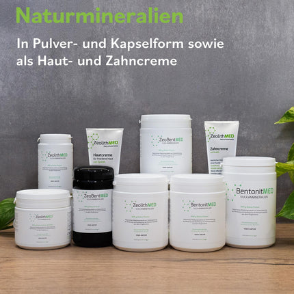 Zeolite MED detoksikācijas pulveris 400g, medicīnas ierīce, aptiekas kvalitāte, salīdzināšanas uzvarētājs, detoksikācijas procedūra, vulkāniskie minerāli, dziedinošais māls