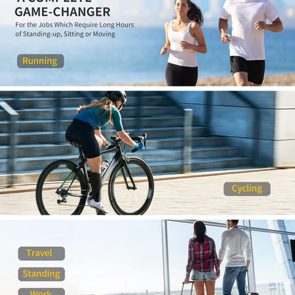 CAMBIVO kompresijas zeķes sievietēm un vīriešiem, 2 pāri, kompresijas zeķes, atbalsta zeķes skriešanai, sportam, lidojumiem, ceļojumiem, riteņbraukšanai