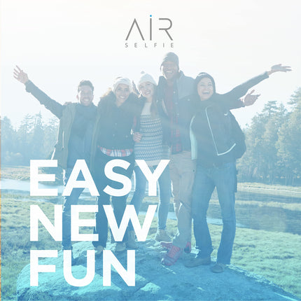 AIR NEO by AirSelfie — kabatas izmēra gaisa kamera ar automātisko lidojuma funkciju, mini drons brīvroku fotoattēliem un video uzņemšanai, 12 MP kamera augstas izšķirtspējas fotoattēliem un 2K video, zilā krāsā