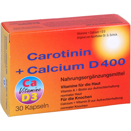 Karotinīns+Kalcijs D400 kapsulas, 71 g