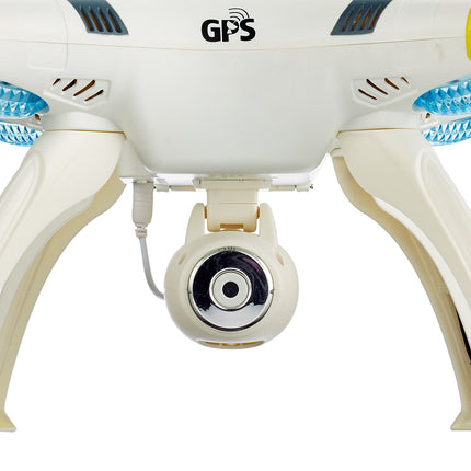 JAMARA 422035 - Kravas GPS VR drons Altitude HD FPV Wifi ComingHome - Pozīcijas noturēšana, izmantojot GPS, automātiska. Pacelšanās un nosēšanās funkcija, augstuma kontrole, lidojuma trajektorijas plānošanas režīms, kravnesība līdz 350 g