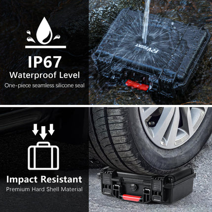FPVtosky soma DJI Flip ar RC-N3, ūdensizturīga, pārnēsājama soma DJI Flip ar RC-N3 tālvadības pulti, 3 baterijas un citi aksesuāri
