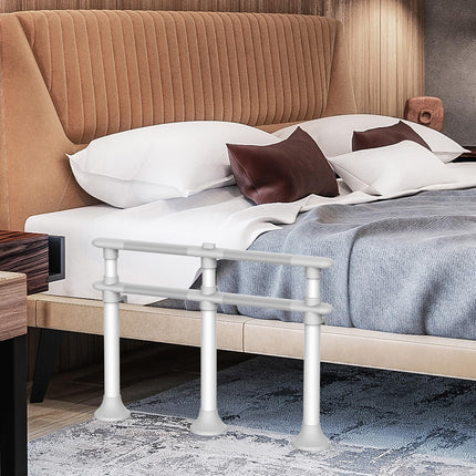 Heuffe gultas margu kritiena aizsardzība senioriem ar kājām, gultas satvēriena stienis stāvēšanas palīglīdzeklis vecāka gadagājuma cilvēkiem, drošības gultas margas, augstumā regulējama gultas aizsargmarga aprūpes gultai invalīdiem