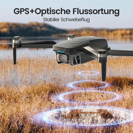 Holy Stone GPS drons ar 4K EIS kameru pieaugušajiem, HS175G RC kvadrokopters ar 60 minūšu ilgu lidojuma laiku, sekojiet man, bezsuku motors, apļveida lidojums, trajektorijas kameru droni iesācējiem, svars zem 249 g, C0
