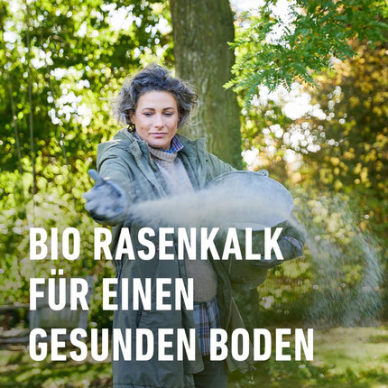 COMPO BIO zāliena kaļķis, skābu augsņu pH paaugstināšanai, 200 m², smalkas granulas, 10 kg
