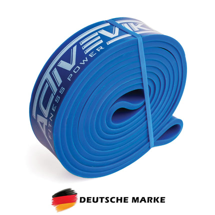 ActiveVikings® pievilkšanās fitnesa lentes | Lieliski piemērots muskuļu veidošanai un Freeletics Calisthenics | Fitnesa pievilkšanās lentes, pretestības lentes (C - zila: vidēja (vidēja pretestība))