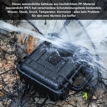 Pārnēsājama ūdensnecaurlaidīga pārnēsāšanas soma DJI mini 4K/DJI Mini 2 SE dronam un DJI Mini 2 piederumiem (tikai soma)