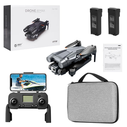 MINGPINHUIUS GPS drons ar 4K HD kameru, tālvadības kvadrokopters ar automātisku atgriešanos, 5G WiFi attēla pārraide, 50 min. Ilgs lidojuma laiks ar bezkontaktu motoru, augstuma saglabāšanas bezgalvas režīmu