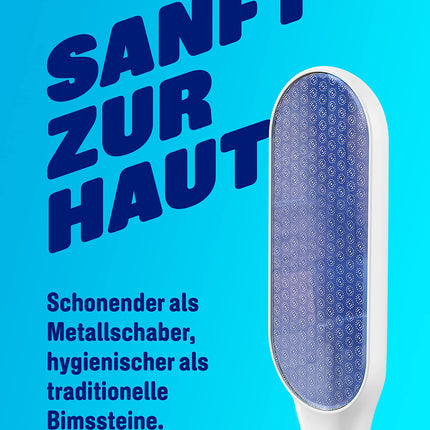 Scholl Nano stikla pēdu vīle un tulznu noņemšanas rīks — ērta un saudzīga cietas ādas un tulznu noņemšana