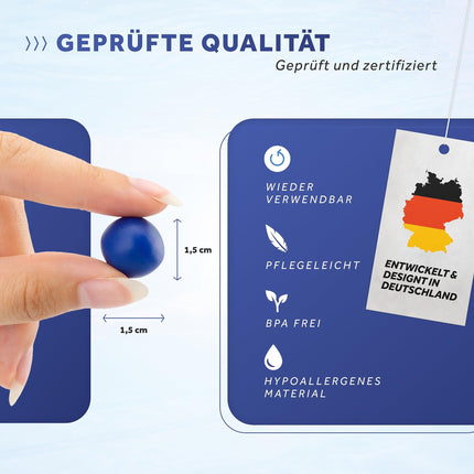 Schallwerk ® Soft+ | 12 silikona ausu aizbāžņi – optimāls atbalsts kā ausu aizsardzība miega laikā, mīksti ausu aizbāžņi miegam. Silikona ausu aizbāžņi miegam.
