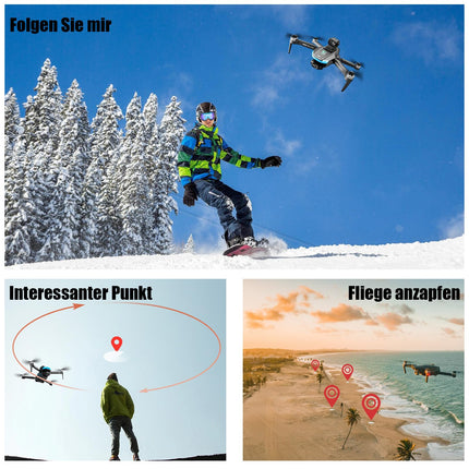 GPS drons ar 4k kameru, 2km liela darbības rādiusa 5G FPV attēla pārraide, 75 minūšu lidojuma laiks, zem 249g, vizuālā izsekošana/aktīva šķēršļu apiešana, mini kameras drons iesācējiem, pieaugušajiem un profesionāļiem (S9S)
