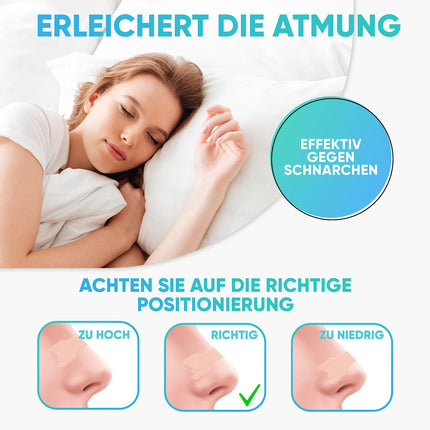 Health Press® deguna plāksnītes – 50 caurspīdīgas deguna plāksnītes – pretkrākšanas plāksnītes vieglākai elpošanai miega un fiziskās slodzes laikā – miega deguna plāksnītes labākai elpošanai – krākšanas apturētājs – deguna plāksnītes