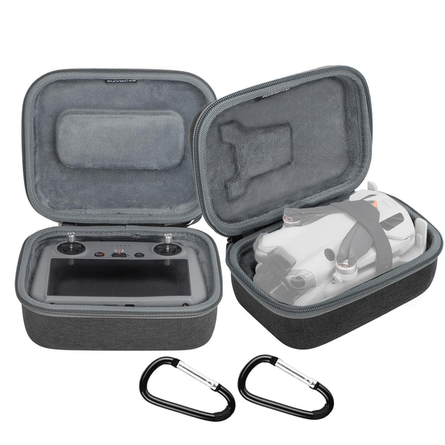 MotuTech uzglabāšanas soma DJI Mini 4 Pro drona aizsargpiederumiem, Dji Mini 4 dronam + RC 2 tālvadības pultij, bagāžas komplekts