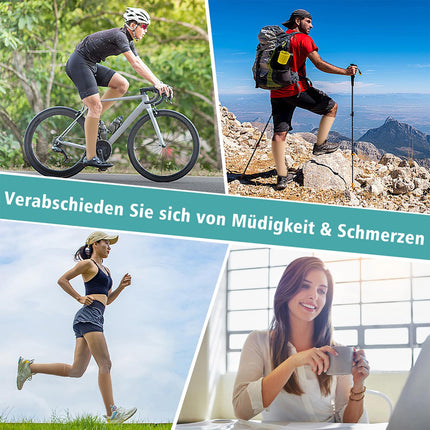 Evolyline 2 pāri medicīnisko kompresijas zeķu sievietēm un vīriešiem 20-30 mmHg 2. klase, ikru, slēgta purngala, atbalsta zeķes, kompresijas zeķes, trombozes zeķes, pakāpenisks atbalsts tūskas gadījumā