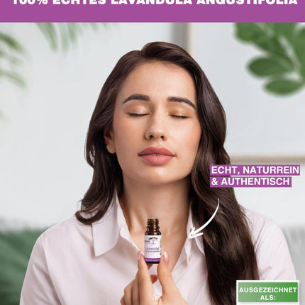 rooted.® ORGANISKĀ lavandas eļļa 10ml [100% TĪRA] - Īsta lavanda - Lavandula angustifolia - Ēteriskā eļļa aromterapijai, smaržu lampām, difuzoriem, telpu aromatizēšanai, aromātiskajām svecēm un ziepēm