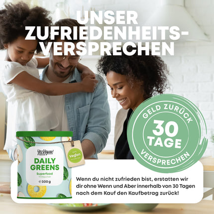 Daily Greens superēdiena pulveris (300 grami) alternatīva Athletic Greens | Vitamīni, minerālvielas, vegānu olbaltumvielas un šķiedrvielas | Smūtijs