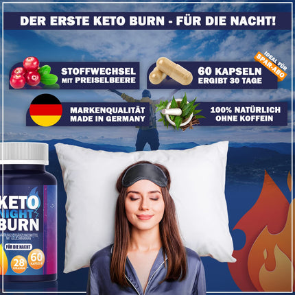 JAUNUMS: Enolenia® KETO NIGHT BURN Vielmaiņa ārkārtīgi ātra un beidzot, kapsulas ar augstas kvalitātes dabīgām sastāvdaļām sievietēm un vīriešiem lietošanai naktī