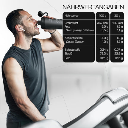 ORGANISKS Organiskais vaniļas sūkalu proteīns - sertificēts bioloģisks produkts bez piedevām - proteīna pulveris no Vācijas - ar zāli barotām govīm - 1000 g