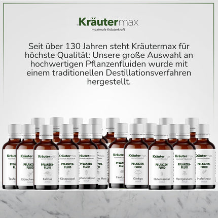 JAUNS! Kräutermax Rhodiola Rosea pilieni | Rhodiola Rosea destilāts kā ideāls papildinājums rožu sakņu kapsulām | Rhodiola Rosea augsta deva vegānisks saskaņā ar Kräutermax | Rhodiola rosea šķidrums | 1 x 50 ml