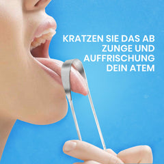 HOKIN mēles skrāpis pieaugušajiem, mēles tīrītājs, nerūsējošā tērauda, ​​slikta elpa, cīņa pret 100% metāla mēles skrāpi, vīriešu un sieviešu mēles birste, mutes dobuma higiēnas līdzeklis (2 gab. mutes dobuma kopšanas iepakojums)