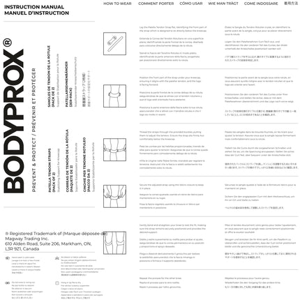 Bodyprox Patella ceļa locītavas atbalsts, 2 iepakojumā, sāpju mazināšanai pārgājienu, futbola, basketbola, skriešanas, lēciena ceļa, tenisa, tendinīta, volejbola un pietupienu laikā