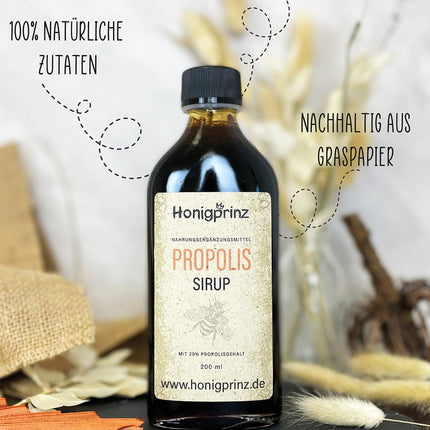 Propolisa sīrups ar dabīgu propolisu, medu, salviju un ehināciju (2 x 200 ml)