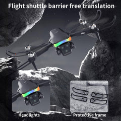 F417 drons ar 1080P kameru pieaugušajiem, 90° regulējams, RGB LED lente, WiFi FPV pārraide, divu kameru droni iesācējiem, bezkontaktu, RC kvadrokopters, ideāli piemērots iesācējiem un izklaidei brīvā dabā, rokassoma