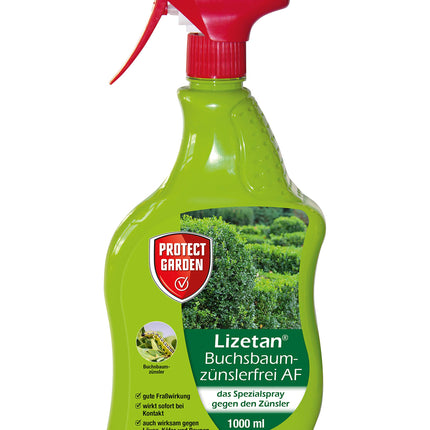 PROTECT GARDEN Lizetan Bukskoku kodēm brīvs AF, lietošanai gatavs aerosols pret bukskožu kodēm, 1 litrs