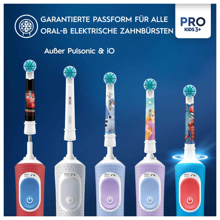 Oral-B Kids Zirnekļcilvēka elektriskās zobu birstes uzgaļi, īpaši mīksti sariņi, bērniem no 3 gadu vecuma, pastkastītes drošs iepakojums, 8 gab. iepakojumā