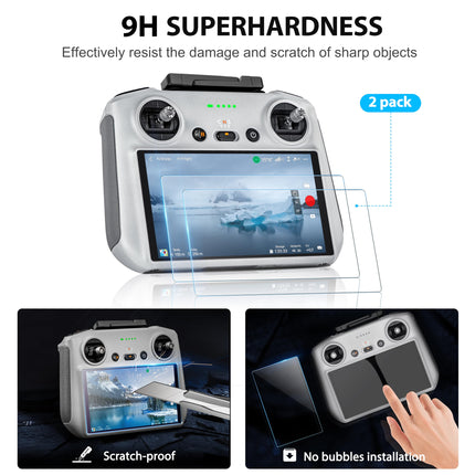 STARTRC 3-IN-1 RC 2 kontroliera saules aizsargs DJI Mini 4 Pro, DJI RC 2 siksniņai, DJI Mini 4 Pro drona kontroliera ekrāna aizsargam, DJI Mini 4 Pro aksesuāriem