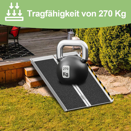 Izrielar salokāma ratiņkrēslu rampa 91 cm, ratiņkrēslu rampa, alumīnija ratiņkrēslu rampa, neslīdoša ratiņkrēslu rampa, mobilās piekļuves sliedes celtspēja līdz 270 kg, saliekama rampa kāpnēm, pakāpieniem, barjerām