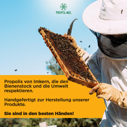 Organiskā propolisa aerosols - 20 ml. Veicina mutes dobuma un rīkles labsajūtu. Satur propolisu, medu, rozmarīnu, eikaliptu un citronu.