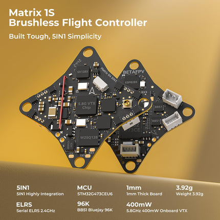 BETAFPV Meteor75 Pro bezkontaktu Whoop kvadrokopters ar Matrix 1S ​​​​5IN1 FC, 45 mm 3 lāpstiņu propelleriem, lidojuma laiks līdz 6,5 minūtēm ar BT2.0 550mAh 1S akumulatoru, FPV droniem, frīstaila sacīkstēm iekštelpās un ārā - ELRS