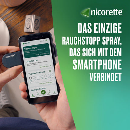 NICORETTE aerosols ar piparmētru garšu – atmest smēķēšanu ar nikotīna aerosolu – 1 izsmidzināšanas reize aizstāj līdz pat 150 cigaretēm – smēķēšanas atmešanai 2 gab.