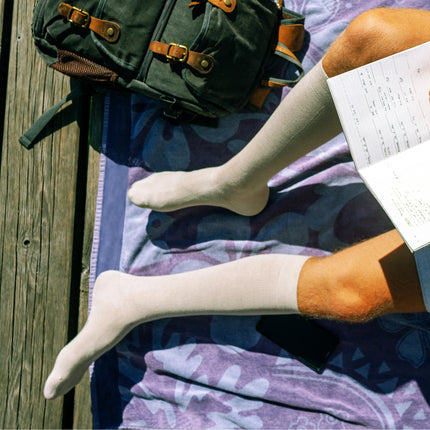 Medicīniskās kompresijas zeķes sievietēm un vīriešiem, izgatavotas no 60% organiskās kokvilnas (melnas, M (38-40))