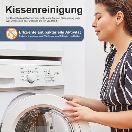 FAMOOKLAN ortopēdiskais spilvens Ergonomisks profesionāls kakla spilvens Sānu gulētājam Memory Foam spilvens Atvieglojums no galvas/kakla un plecu sāpēm