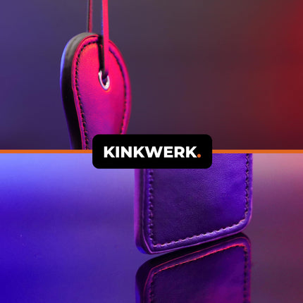 KINKWERK pēršanas airis, kas izgatavots no augstas kvalitātes sintētiskās ādas | Intensīva stimulācija vīriešiem un sievietēm | Ergonomisks ar plaukstas siksniņu | Daudzpusīgs spēlēm un veiktspējai