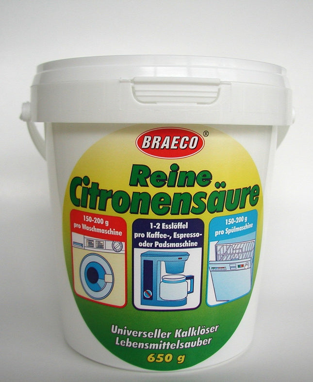 Braeco citronskābe 650 g spainī