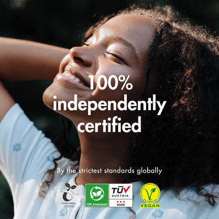 Eco by Naty Super higiēniskās paketes – augu izcelsmes un absorbējošas organiskās higiēniskās paketes ar spārniņiem, menstruāciju līdzeklis, kas izgatavots no organiskās kokvilnas, labāk piemērots sieviešu veselībai (12 iepakojums)