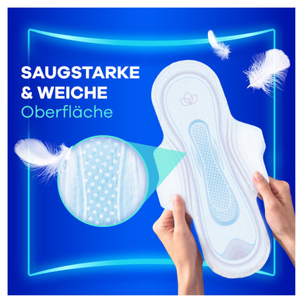 Always Ultra higiēniskās paketes sievietēm, 3. izmērs, Long Plus, 84 higiēniskās paketes ar spārniņiem (3 x 28 gab.), plānas un ļoti absorbējošas, neitralizē smakas un necaurlaidīgas