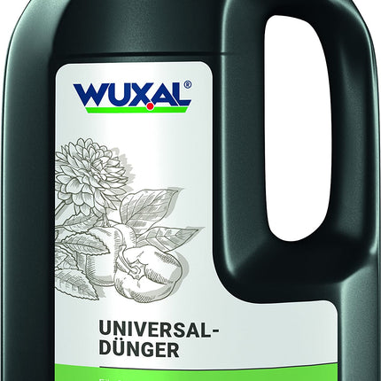 Wuxal universālais mēslojums - 2000 ml - šķidrs augu mēslojums dārzam un istabas augiem - piemērots gan kā ziedu, gan zaļo augu mēslojums