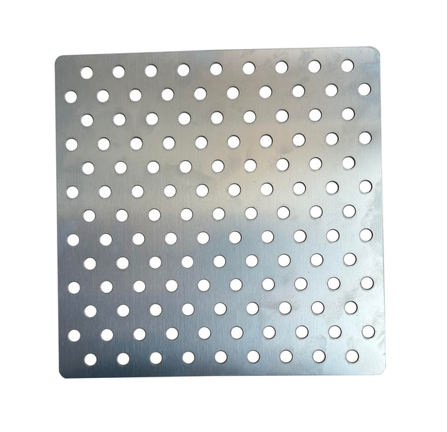 SIYOTO kanalizācijas vāks no 304 nerūsējošā tērauda, ​​aizsardzība pret aizsprostojumiem (20 x 20 cm)