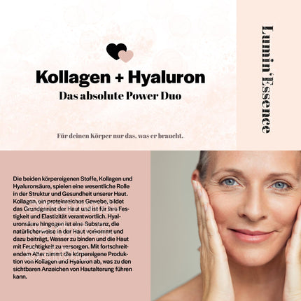 Mini Spark kolagēna hialuronskābes komplekss | 90 kapsulas | 900 g bioaktīva kolagēna ar 220 g hialuronskābes vienā dienas devā | Laboratorijā pārbaudīts un apstrādāts Vācijā