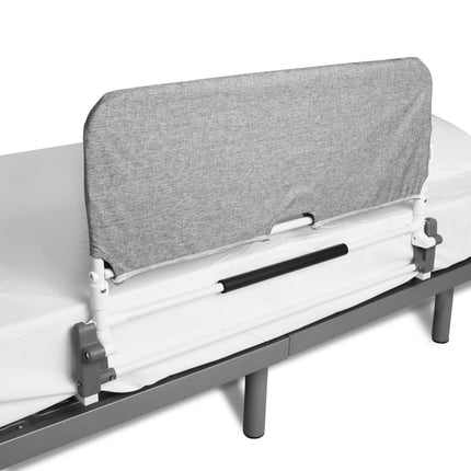 KMINA - Gultas aizsargbarjera, salokāma no 90 līdz 180 cm, regulējama stāvgulta senioriem, salokāma pieaugušajiem