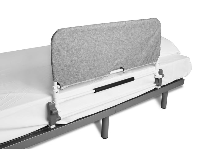 KMINA - Gultas aizsargbarjera, salokāma no 90 līdz 180 cm, regulējama stāvgulta senioriem, salokāma pieaugušajiem