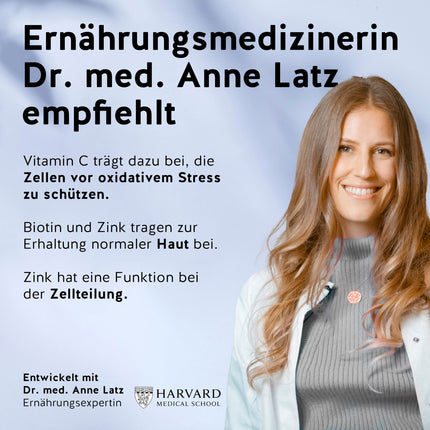 Lācīši ar ieguvumiem hialuronskābes gumijas konfektes - Starojoša āda ar 100 mg augstas devas hialuronskābi, C vitamīnu, cinku, biotīnu - 60 gabaliņi - bezcukura vitamīnu gumijas konfektes