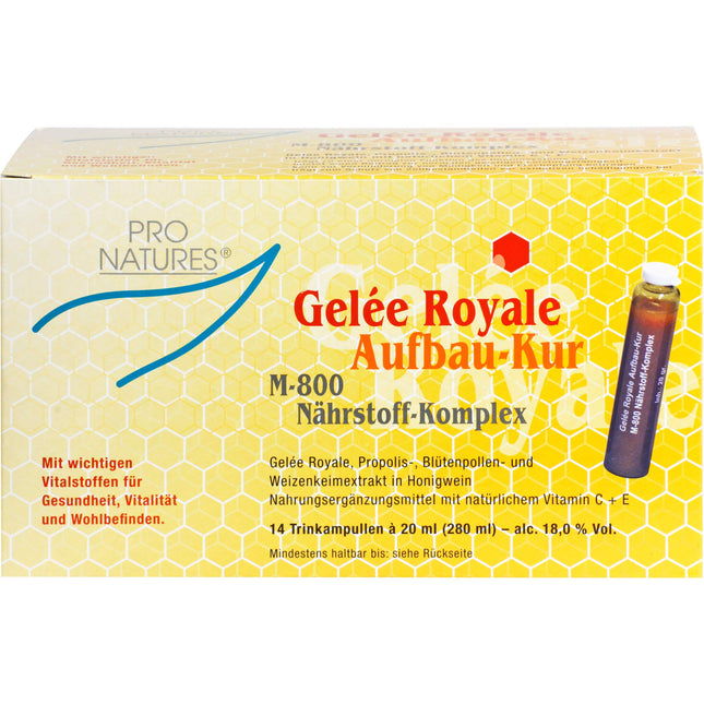 Peru pieniņa atjaunojošā procedūra M800 dzeramās ampulas, 14 x 20 g